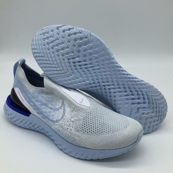 New Men’s Nike Epic Phantom React Flyknit Shoes Hydrogen Blue w/box BV0417-101 - Picture 5 of 6